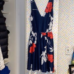 💫 Aqua Fit & Flare V-Neck Dress ✨